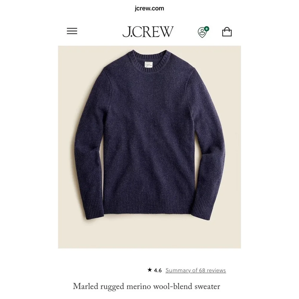 J. Crew Factory crew marled
